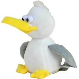 WINFRIED KÖGLER GMBH Labertier-Möwe Malwin 17 cm Gelb/Grau/Weiß