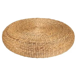 Atmosphera Créateur d'intérieur Atmosphera - Sitzhocker Wond - geflochtene Wasserhyazinthe d. 55 cm Créateur d'intérieur