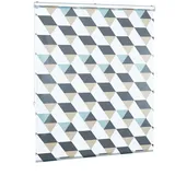 Relaxdays Duschrollo 140 x 240 cm grau