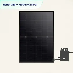 Erweiterungsset 1: 1 Solarmodul + 200W-Wechselrichter