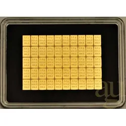 50 x 0,5g Gold Combibarren / Goldtafel / Tafelbarren