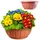 Kadax Blumenschale 20 x 9,5 cm Terrakotta