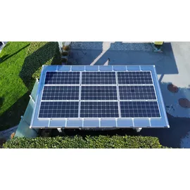 Ximax Solar-Carport Linea Typ 80 555 x 272 cm Edelstahl-Look