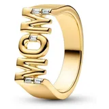 Pandora Damenring Blume, Goldfarben, 56/17,8