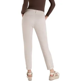MAC Damen Chino Turn Up aus beigem Stretch Gabardine-D36