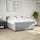 vidaXL Boxspringbett 180 x 200 cm Hellgrau
