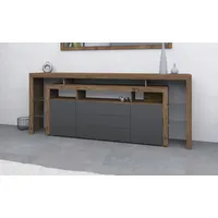 Borchardt Möbel Sideboard »Rosario«, Breite 220 cm grau