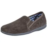 Sleepers - Herren Hausschuhe "Wilson", Velours DF2000 (47 EU) (Braun) - Braun - 47