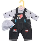 Dolly Moda Berlin Outfit Jeans/Kleid/Shirt/Hose/Latzhose/Mütze (870969)