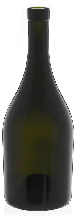 750 ml Bottiglia per vino 'Exclusive', verde antico, vetro, imboccatura: fascett...