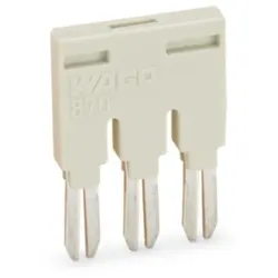 Wago 870-408 Brücker, 8-fach, isoliert, lichtgrau 870408  - 25 Stück