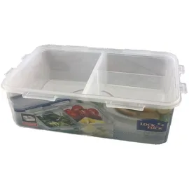 Lock & Lock Vorratsdose rechteckig, 1,0 l mit 3 Innenboxen 205 x 134 x 69 mm