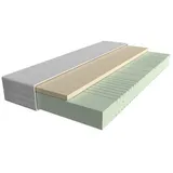 AM Qualitätsmatratzen 7 Zonen Latex Matratze mit 4cm Latexauflage | 20 cm Höhe | Germany | 180 x 200 cm