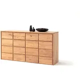 Home Affaire Kommode »Zetra Schubladenschrank, 4x Schublade/4x Tür mit Soft-Close-Function«, Fertig montiert, Eiche Massivholz, Breite 172 cm, beige