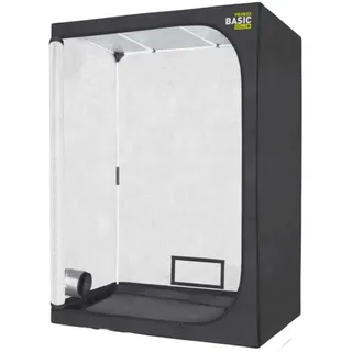 Garden Highpro Growbox Wachstumszelt 120 x 60 x 180 cm Schwarz