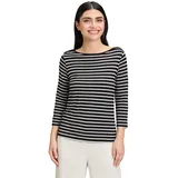 Betty Barclay Ringelshirt mit U-Boot-Ausschnitt in Schwarz/Beige | Gr.: 42