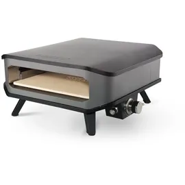 cozze 17" Pizza-Gas-Ofen schwarz inkl. Pizzastein 42 x 42cm