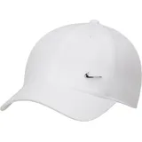 Nike Dri-FIT Club Unstructured Metal Swoosh Cap 100 white/metallic silver L/XL