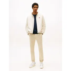Tommy Hilfiger TOMMY JEANS "TJM AUSTIN JOG", Herren, Gr. 33, Länge 32, beige (desert sand dune), Web, Obermaterial: 96% Baumwolle, 4% Elasthan, unifarben, regular fit lang, Hosen Stoffhose, Mit Kordelzug
