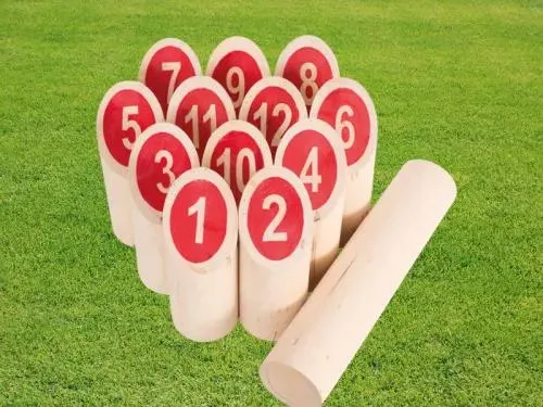 Spiele für Garten Number Kubb