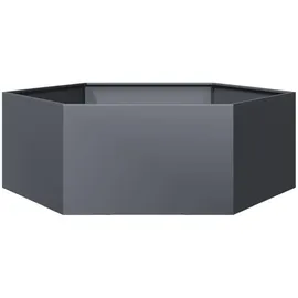 vidaXL Sechseckig 138 x 120 x 45 cm Anthrazit