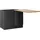 BASIC by Balculina Eckunterschrank Turin 110 x 90 x 60 cm Schwarz