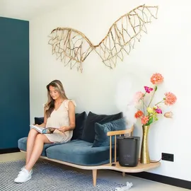 VONROC Luftbefeuchter 4,5 Liter - Ultraschall - UV-Sterilisator | Inklusive Fernbedienung - Schwarz