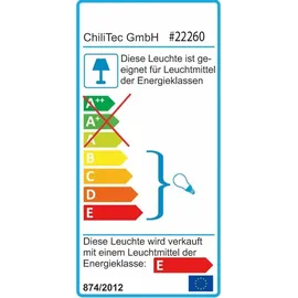 ChiliTec Lavalampe 40cm Tischleuchte mit Schalter 230V Grün Schwarz