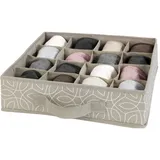 Wenko Schubladen Organizer 16 Fächer balance Schrank Aufbewahrung Ordnung Reisen - taupe - Wenko