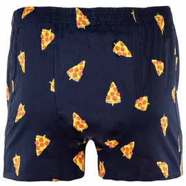 Happy Shorts Webboxershorts Burger/Pizza/Bier L 3er Pack