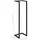 vidaXL Handtuchständer Schwarz 25x20x95 cm Eisen