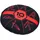Pure2Improve Sandscheibe Schwarz/Rot 10 kg
