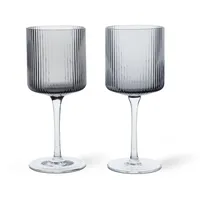 Ferm Living Ripple Weißweinglas 0,3 l 2 St.