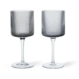 Ferm Living Ripple Weißweinglas 0,3 l 2 St.