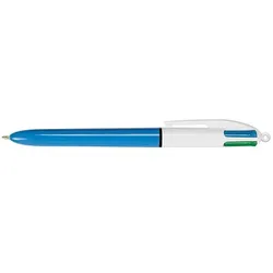 BIC 4-Farben-Kugelschreiber 4 Colours Original blau, Schreibfarbe: farbsortiert, 1 St.