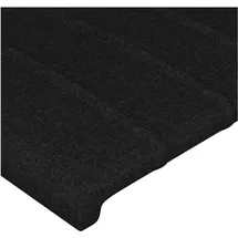 vidaXL Kopfteil Schwarz 90x5x78/88 cm Stoff