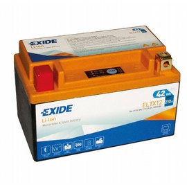 Exide ELTX12 Li-Ion Lithium Motorradbatterie 12V 3,5Ah 210A