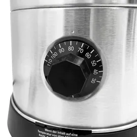 Relaxdays Glühweinkocher 7 l Silber
