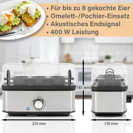 Proficook Profi Cook PC-EK 1275 PC-EK 1275 Eierkocher Edelstahl