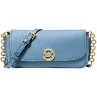 Michael Kors Nolita Small Umhängetasche Leder Blue