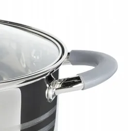 Topfann Edelstahl Kochtopf 4L rund 22 cm