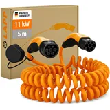 Lapp SPIRAL, orange Ladekabel E-Auto, 11 kW, Kabellänge: 5 m