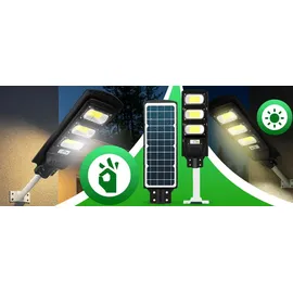 Retoo Solar-Straßenlampe mit Dämmerungssensor LED PILOT 240 W