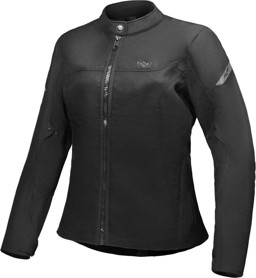 Ixon Fresh-C Dames motorfiets textiel jas, zwart, 4XL Voorvrouw