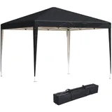 Outsunny Pavillon Schwarz