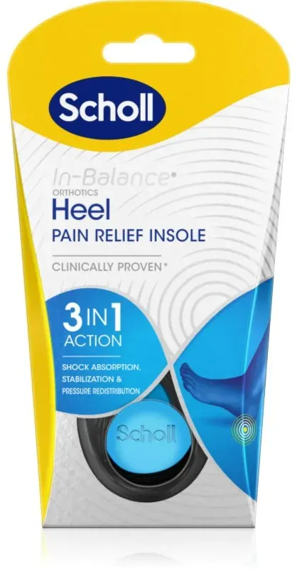 Scholl In-Balance Heel Schuheinlagen für die Fersen Größe Medium 1 Paar