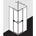 Pega Gleitt Eckeinstiegsh mit Schiebetür rechts 93 x 185 cm klar Clean PEC2R09318VPK