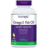 Natrol Omega-3 Fish Oil 1000 mg (150 Weichkapseln, Natürliche Zitrone)