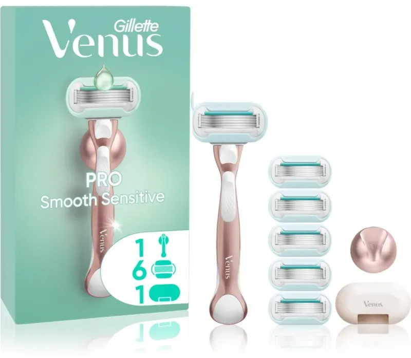 Gillette Venus PRO Smooth Sensitive Rasierset für Damen 9 St.