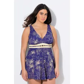Ulla Popken Badekleid Damen Blau 48